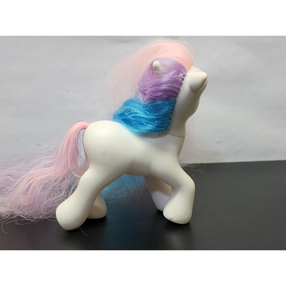My Little Pony Crystal Princess G3 Precious Gem Long Fancy Hair 2005 White Jewel - Picture 3 of 6